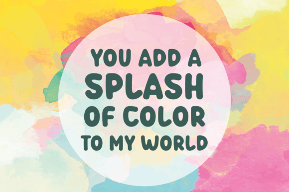 Mood Friend Font PNG with transparent background - Preview 1