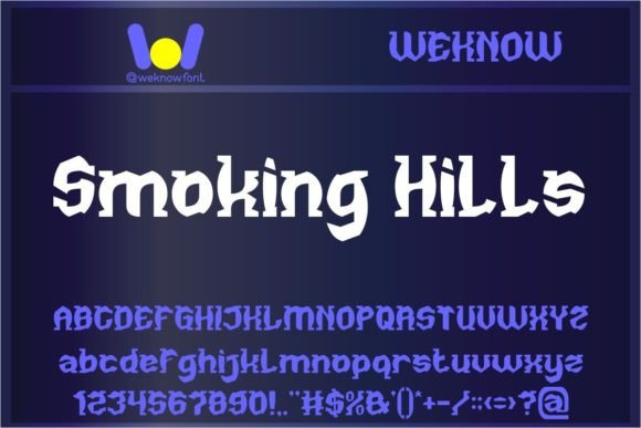 Night Creature Font PNG with transparent background - Preview 1