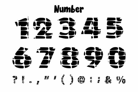 Rambo Font PNG with transparent background - Preview 3