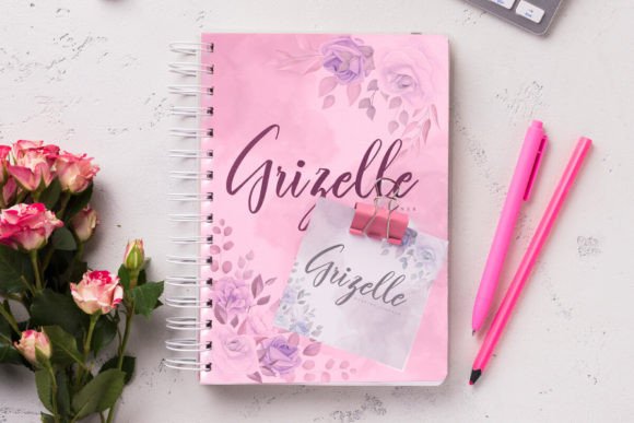 Romantic Angel Font PNG with transparent background - Preview 1