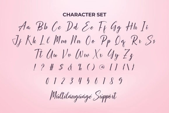 Romantic Angel Font PNG with transparent background - Preview 2