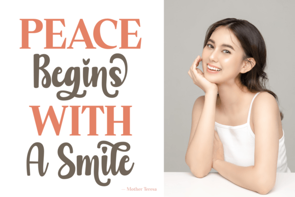 Smiled Again Font PNG with transparent background - Preview 4