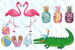 Summer Beach Clipart PNG Graphic by Big Daddy · Creative Fabrica