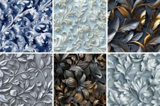 3D Botanical Elegance Seamless Pattern Graphic by Juniper Moon ...