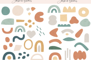 Abstract Stickers Sheet Graphic by BonaDesigns · Creative Fabrica