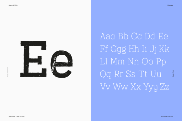 Austral Slab Textures Font - Preview 4