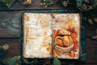 Autumn Junk Journal Pages Graphic by Watercolour Lilley · Creative Fabrica