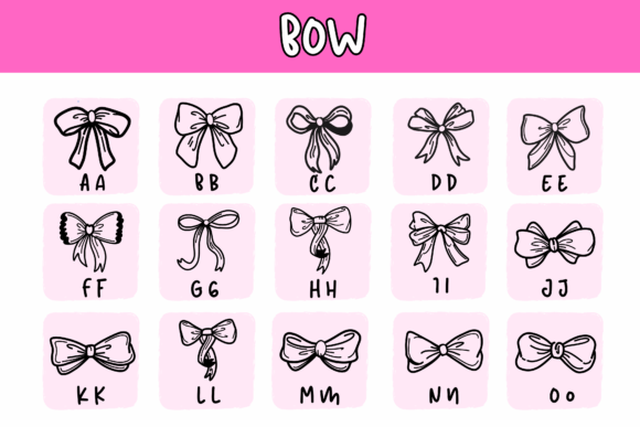 Bow Font - Preview 1