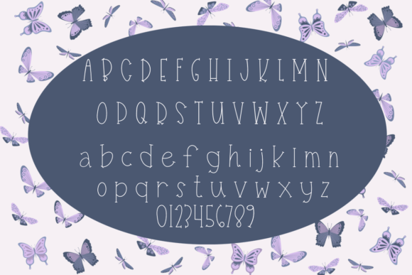 Butterfly Font - Preview 1