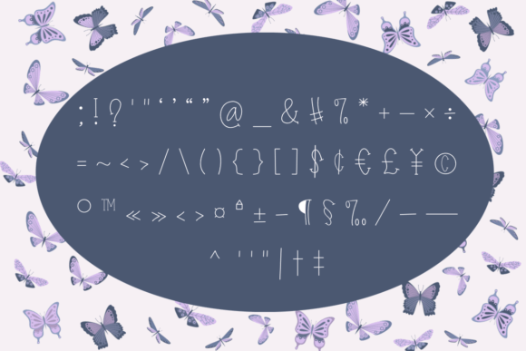 Butterfly Font - Preview 2