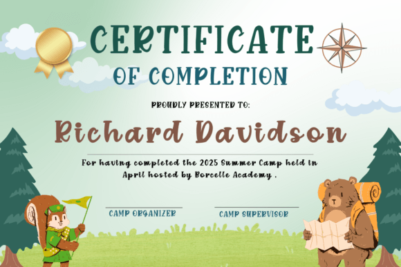 Camping Font - Preview 4