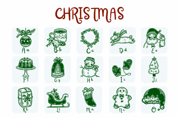Christmas Font - Preview 1