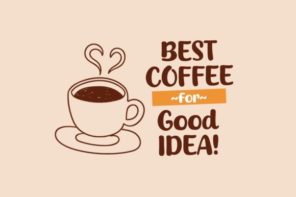Coffee Fills Font - Preview 2
