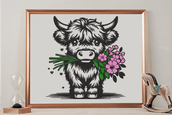 Cute Cow Flower