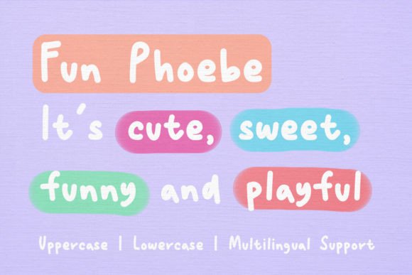 Fun Phoebe Font - Preview 1