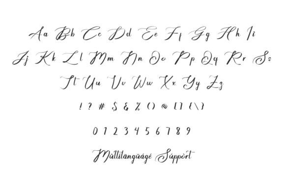 Great Autumn Font PNG with transparent background - Preview 2