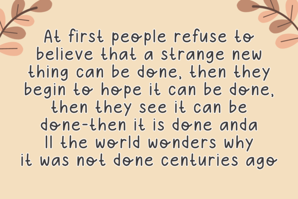 Hand Write Font - Preview 3