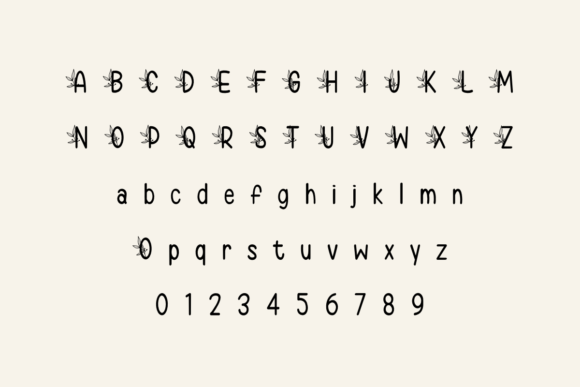 Happy Autumn Font PNG with transparent background - Preview 1