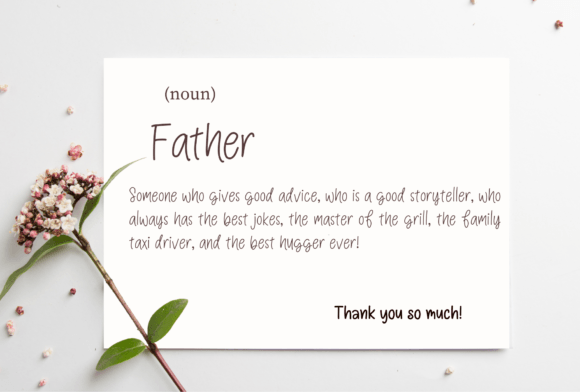 Happy Daddy Font - Preview 2