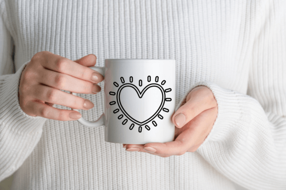 Hearts Doodle Font - Preview 4