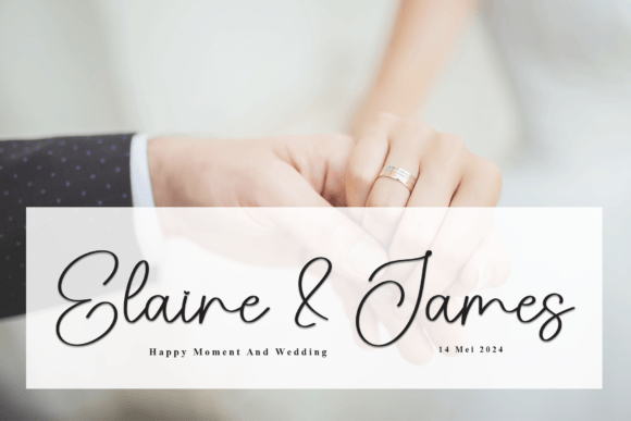 Jhordy Font PNG with transparent background - Preview 1