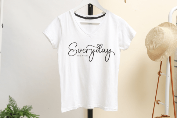 Jhordy Font PNG with transparent background - Preview 3