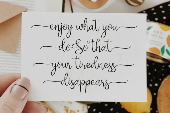 Julia Smith Font font preview - 4