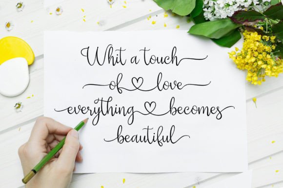 Julia Smith Font font preview - 6