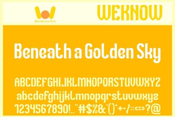 Late Afternoon Font PNG with transparent background - Preview 3