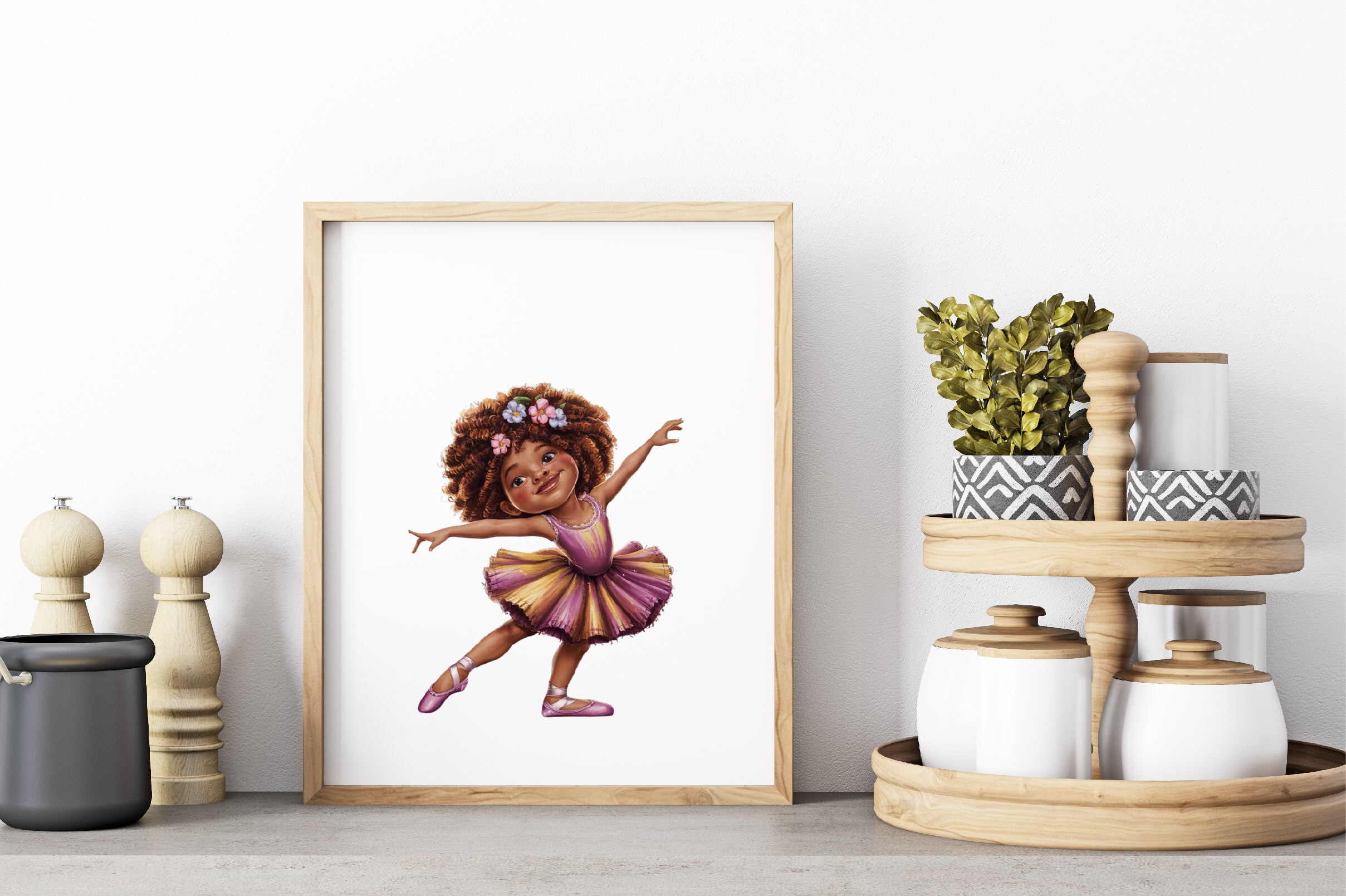 Little Cute Girl Clipart PNG Design Graphic by Bundle · Creative Fabrica