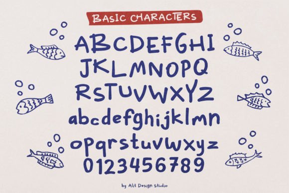 Lobster Fugu Font PNG with transparent background - Preview 5