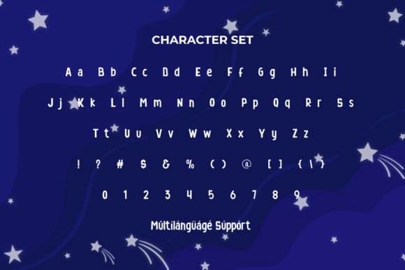 Planet Monster Font PNG with transparent background - Preview 3