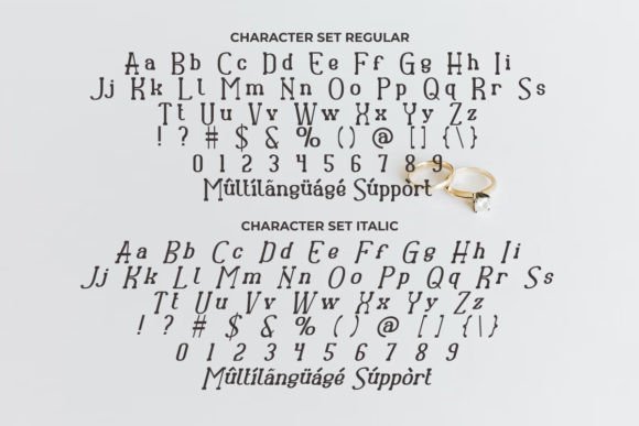 Ruby Ring Font PNG with transparent background - Preview 6