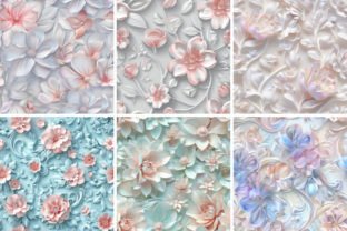 3D Pastel Floral Seamless Pattern Graphic by Juniper Moon · Creative ...