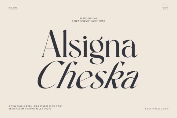Alsgina Cheska Font