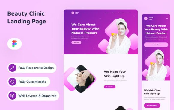 Beauty Clinic Landing Page