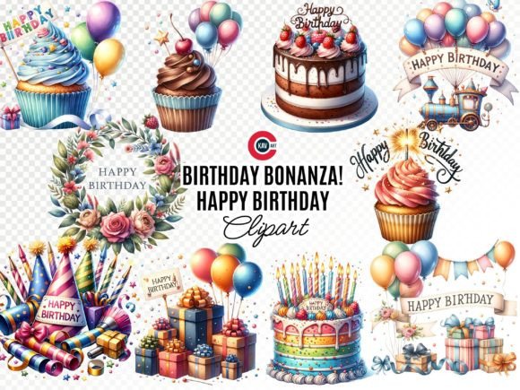 Birthday Banner and Birthday Graphics