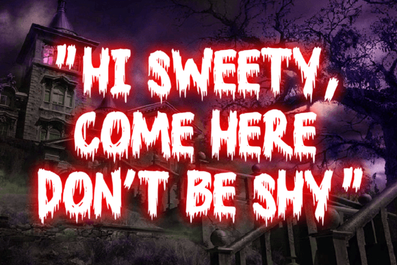 Blood Gore Font - Preview 1