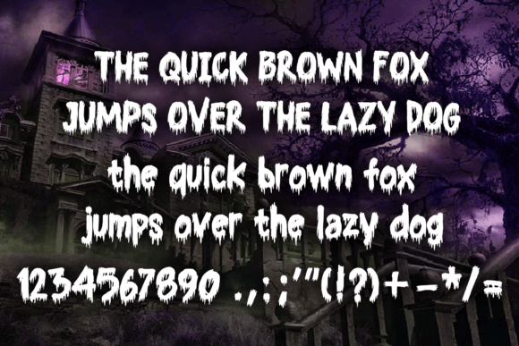 Blood Gore Font - Preview 4