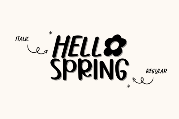 Blooming Growing Font - Preview 1