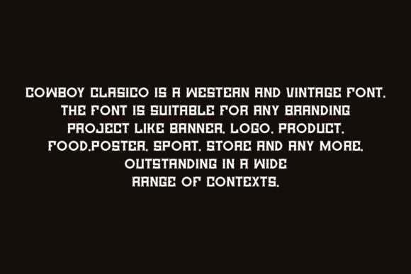 Cowboy Clasico Font PNG with transparent background - Preview 4