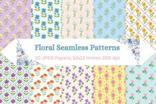 Elegant Floral Digital Paper Set Graphic by archiegupta1908 · Creative ...