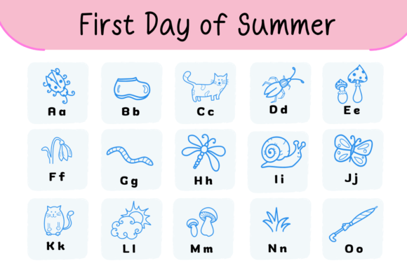 First Day of Summer Font - Preview 1