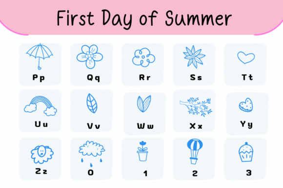 First Day of Summer Font - Preview 2
