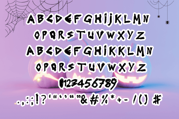 Funny Halloween Font - Preview 1