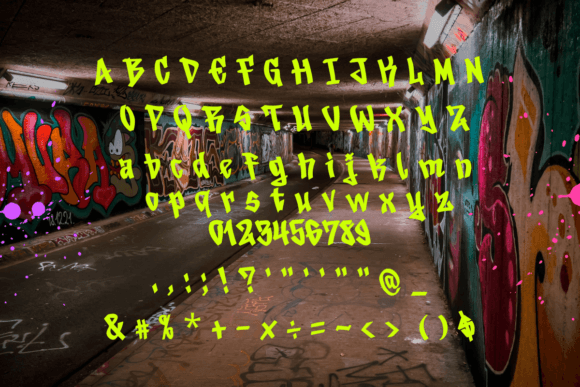 Graffity Font - Preview 1