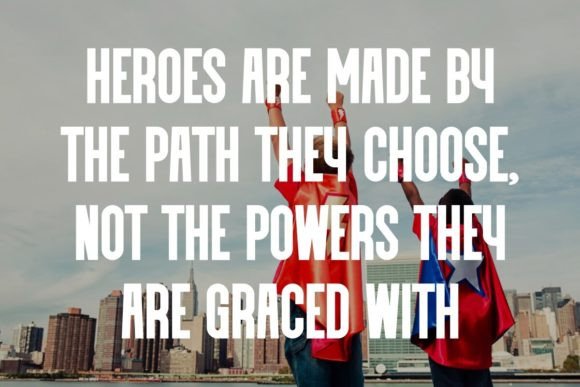 Heroes Patriotic Font PNG with transparent background - Preview 1