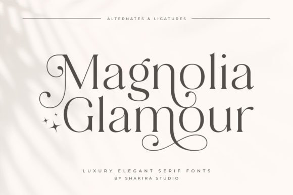 Magnolia Glamour font