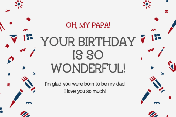 My Dad Font PNG with transparent background - Preview 3