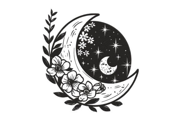 Mystical Boho Moon